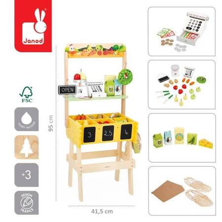 Duży sklep warzywniak Farma 3+, Janod