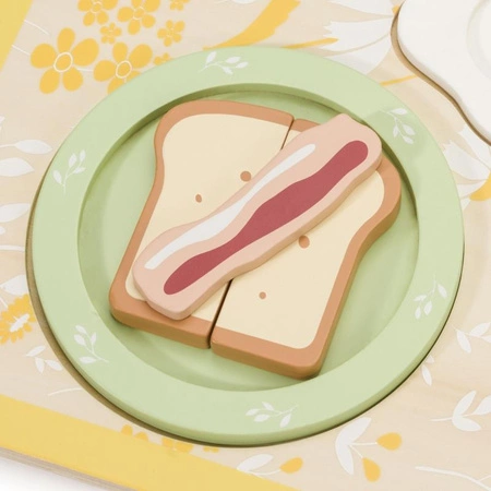 CLASSIC WORLD Drewniany Zestaw Śniadaniowy 13 el.