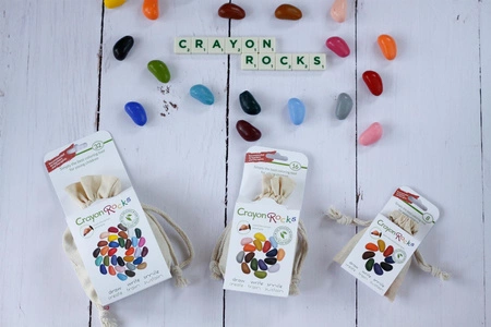 Kredki Crayon Rocks w bawełnianym woreczku - 32 kolory