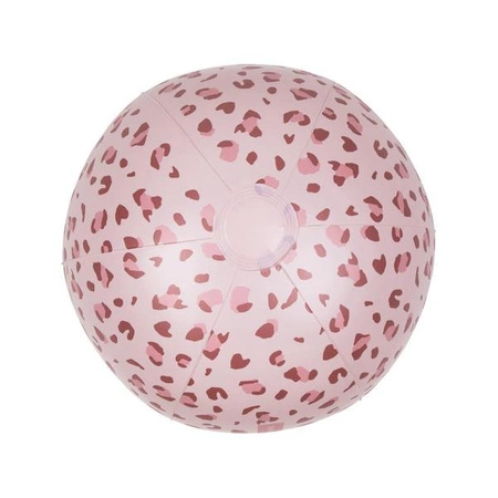 The Swim Essentials Duża piłka Old Pink Leopard 2022SE345