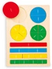 Puzzle ułamki - pomoc dydaktyczna dla dzieci