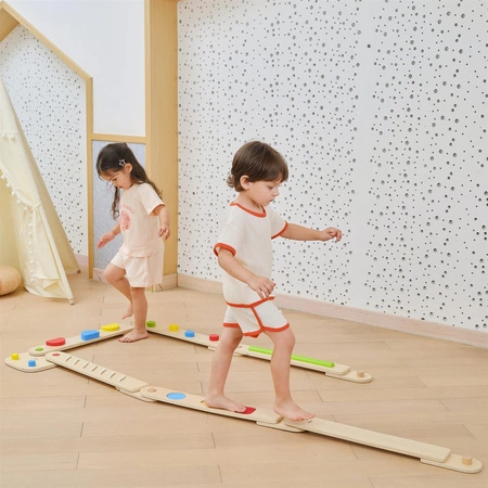 VIGA Drewniana Równoważnia Modułowa Tor Ścieżka Sensoryczna