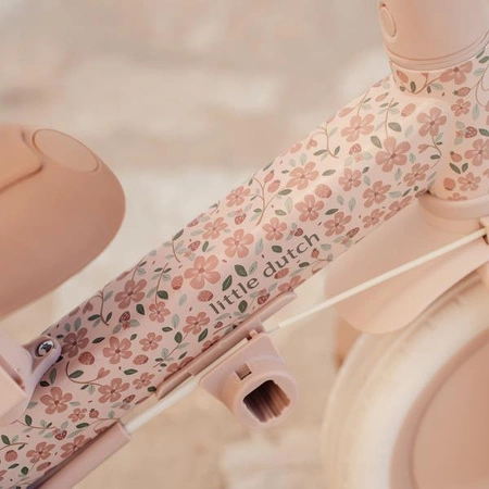 Little Dutch Rowerek trójkołowy 4w1 z rączką Fairy Floral