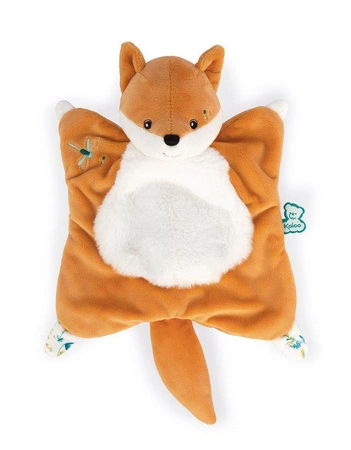 Kaloo Komforter kwadratowy Lisek Leonard 20 cm w pudełku kolekcja Fripons