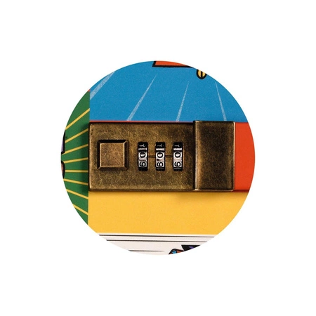 Sekretny pamiętnik z zapięciem na kod BEN DD03618