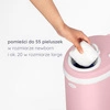 Ubbi Stalowy Kosz na Pieluchy Matte Pink