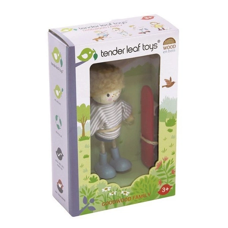 Laleczka Edward na deskorolce, Tender Leaf Toys