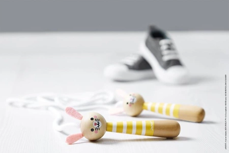 Skakanka z drewnianymi rączkami Zajączek, Janod