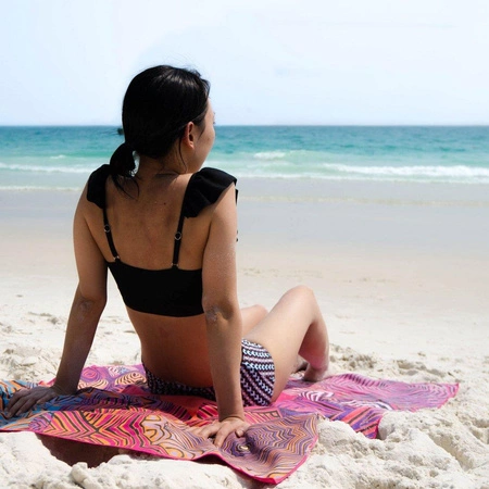 Ręcznik szybkoschnący SoftFibre Lifeventure - Mandala 150x90 cm