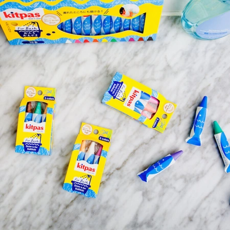 Kredki do malowania w wannie, zestaw 3 szt., rybia łuska, Kitpas