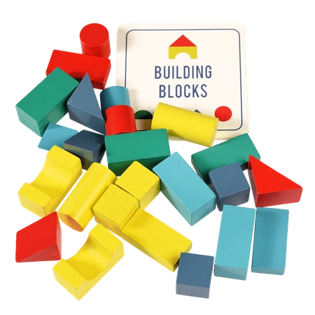 Drewniane klocki 24 el., Rex London