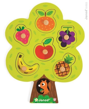 Układanka drewniana Drzewo owocowe, Janod