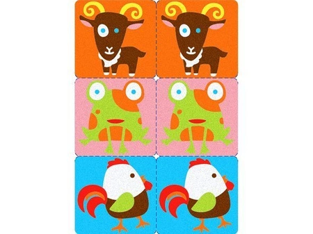 Zestaw do kolorowania piaskiem Memory farma 3l+ SABBIARELLI