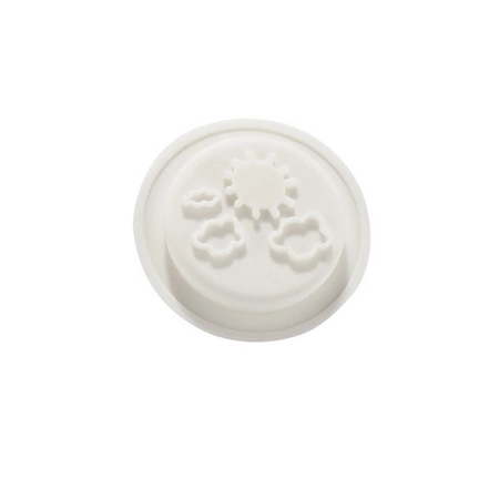 Dyski wymienne do butelek, 2 szt., Chmurki/Miłość, Le Biberon Français