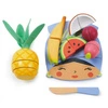Drewniana deska z owocami tropikalnymi do krojenia, Tender Leaf Toys
