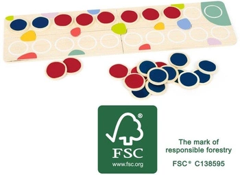 Gra matematyczna dla dzieci Ilość i działania Cegiełki Educate 11369-Small Foot Design, zabawki edukacyjne