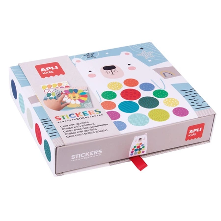 Zestaw z naklejkami Apli Kids - Miś