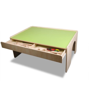 Drewniany stół aktywności meble dla dzieci zabawka stolik wyposażenie Micki