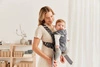 BABYBJORN MINI Cotton – nosidełko, Antracyt/Landscape Print 