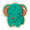 Drewniane puzzle w ramce SŁOŃ DJ01823