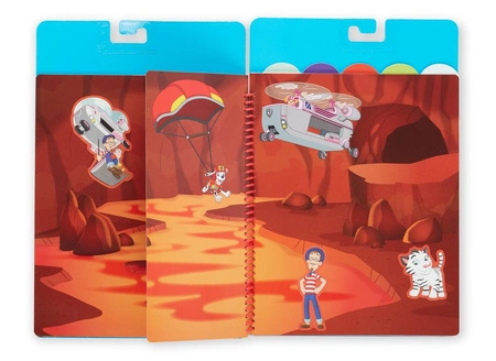 Naklejki wielorazowe Psi Patrol Restickable Stickers Flip-Flap Pad – Ultimate Rescue Melissa & Doug 33255