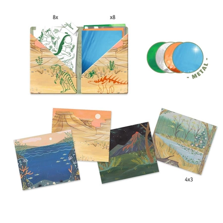 Zestaw ARTYSTYCZNE ŁATKI - DINOZAURY DJ09463