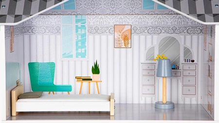 Domek dla lalek z meblami Rezydencja Grace Ecotoys