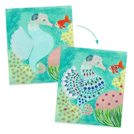 Zestaw ARTYSTYCZNY DIAMENTY- WODNE FALE DJ09433