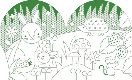 Petit Collage Kolorowanka z Naklejkami Świat Zwierząt