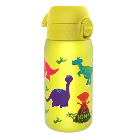 ION8® - Bidon do szkoły dla dzieci, Dinosaur, 400ml, efekt oszronienia