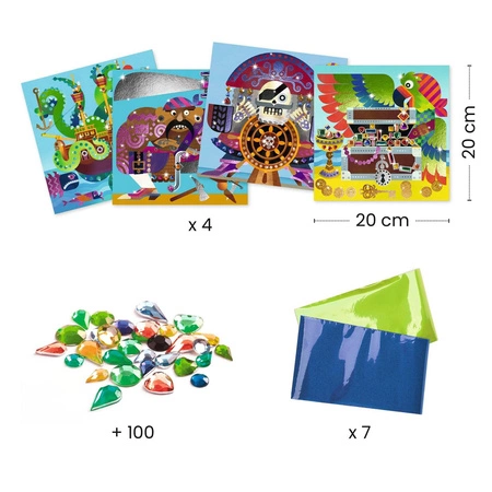 Zestaw z folią transferową PIRACI DJ09526