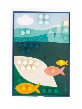 Układanka drewniana mozaika Zwierzątka 3+, Janod