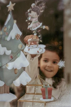 Little Dutch Zestaw naklejek Choinka X-MAS