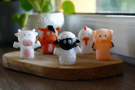 Pacynki na palce Apli Kids - Farma