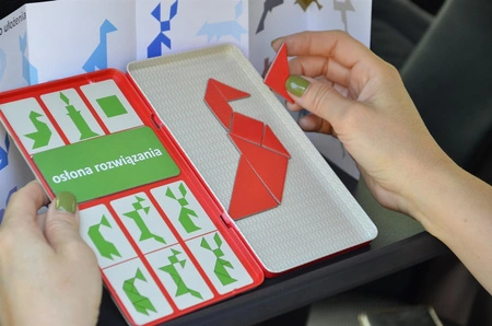 Gra magnetyczna The Purple Cow - Tangram