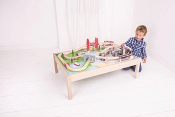 Zestaw kolejkowy Miasto - stół z kolejką