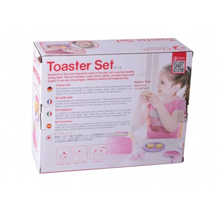 Zabawka Toster i Zestaw Śniadaniowy Classic World