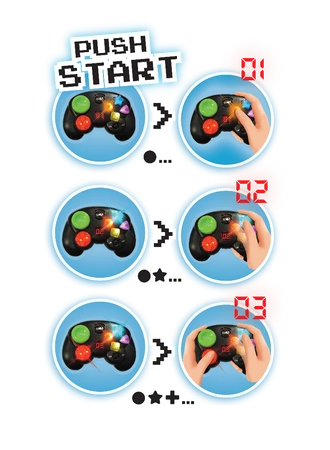 Pad z grą pamięciową 6209