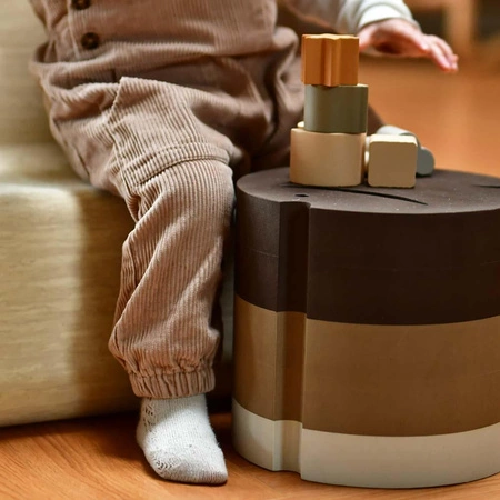 Zabawka do rozwoju motoryki Ryba bObles Sand grey