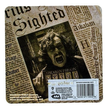 Harry Potter: Have You Seen This Wizard - Sirius Black Single Coaster / Harry Potter podkładka "Poszukiwany" - Sirius Black