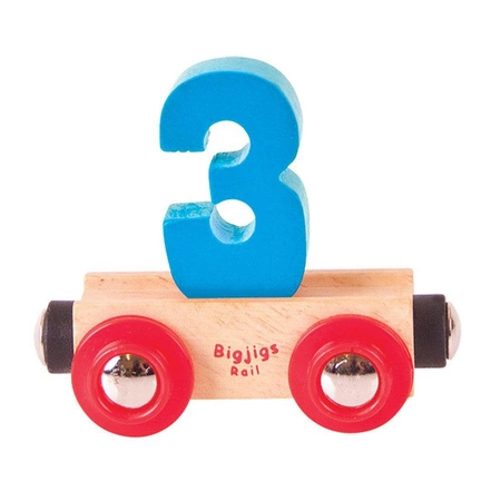 Wagonik cyferka 3