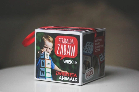 Kartonowe Klocki Dla Dzieci - Zwierzęta Piramida Zabaw