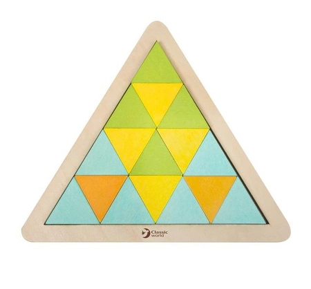 Układanka trójkąty Mozaika Klocki Classic World