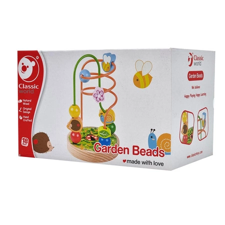 Edukacyjna Przeplatanka Pętla Motoryczna Koraliki Ogród Classic World