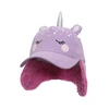 FlapJack Czapka Dziecięca z Daszkiem i Nausznikami 3D Jednorożec