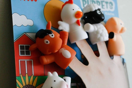 Pacynki na palce Apli Kids - Farma