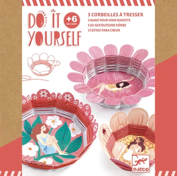 Zrób to sam - koszyczki KWIATY DJ07952