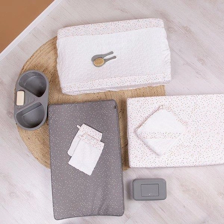 bébé-jou Otulacz bambusowo-muślinowy 110 x 110 cm Hearts 3052061