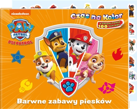 Barwne zabawy piesków. Psi Patrol. Czas na kolor