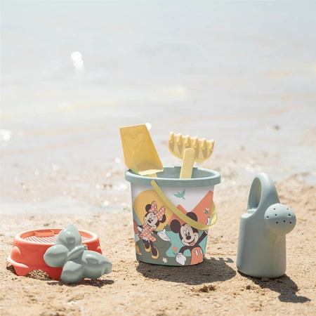 SMOBY GREEN Wiaderko z Akcesoriami do Piasku i Konewką z Bioplastiku